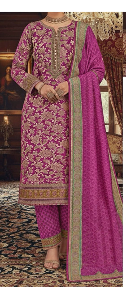 Digital Printed 3pcs Asim Jofa Premium Lawn Suit – Summer Collection