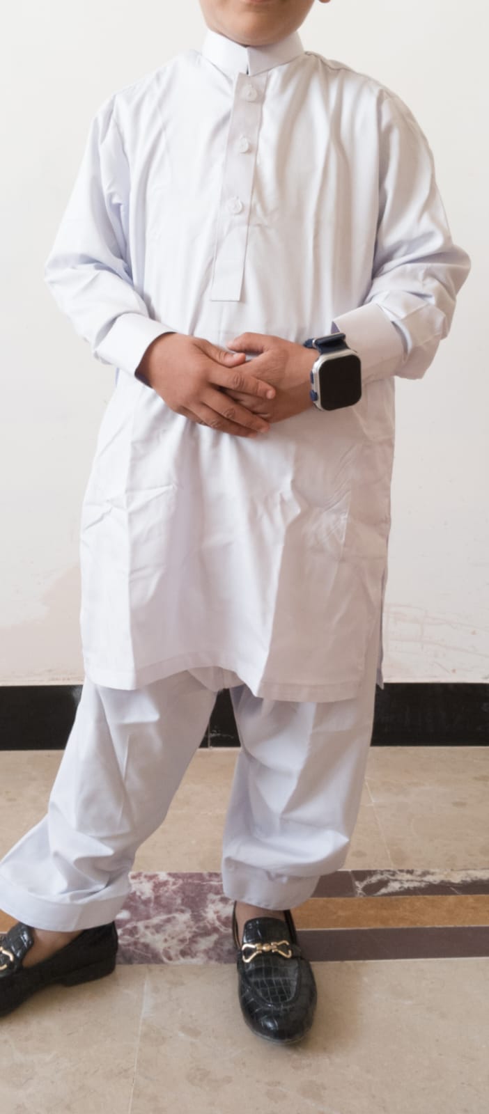 Kids Boys Shalwar Kameez – Premium Wash & Wear Fabric | Sizes 24–34 (Age 4–12 Years)
