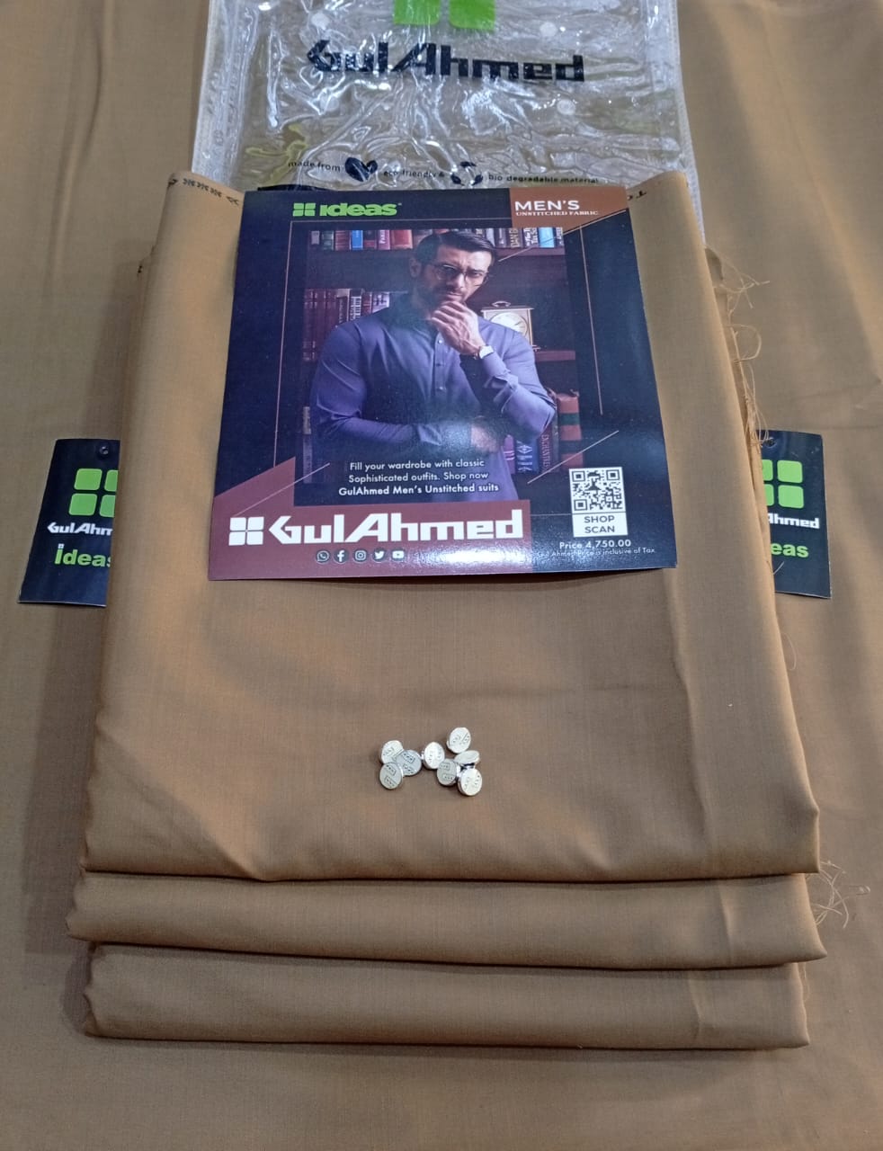 Men’s Booski Wash & Wear – Summer Collection | Four Season Fabric – 4M Unstitched